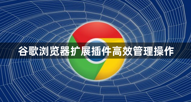 谷歌浏览器扩展插件高效管理操作1