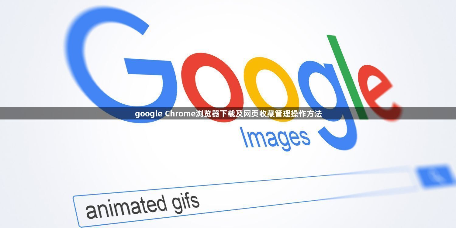 google Chrome浏览器下载及网页收藏管理操作方法1