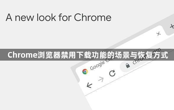 Chrome浏览器禁用下载功能的场景与恢复方式1