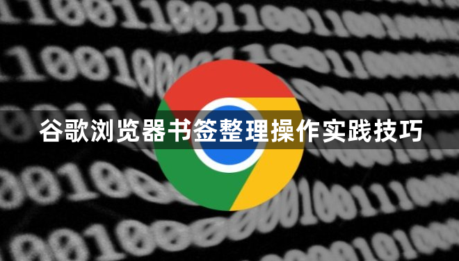 谷歌浏览器书签整理操作实践技巧1