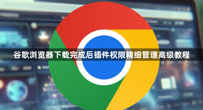 谷歌浏览器下载完成后插件权限精细管理高级教程1