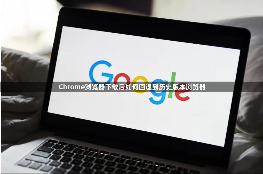 Chrome浏览器下载后如何回退到历史版本浏览器1