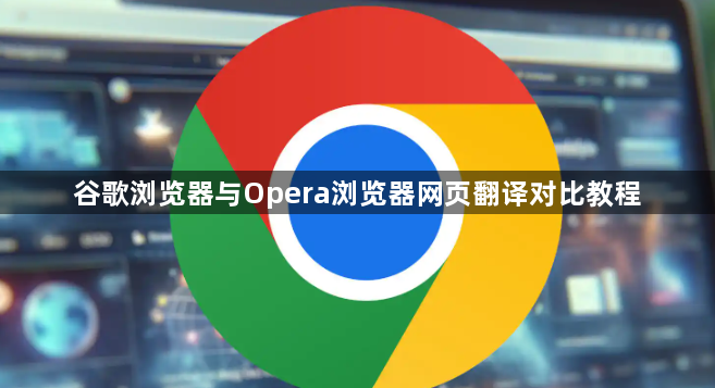 谷歌浏览器与Opera浏览器网页翻译对比教程1