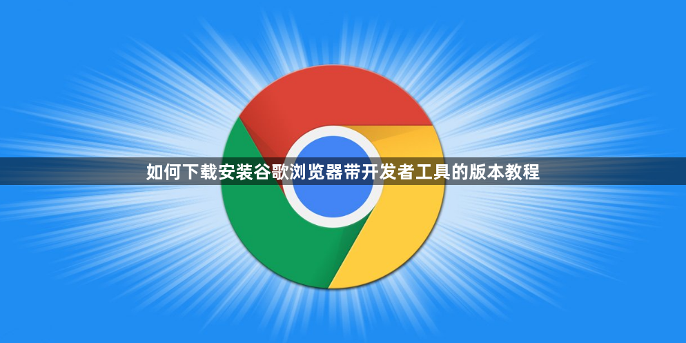 如何下载安装谷歌浏览器带开发者工具的版本教程1