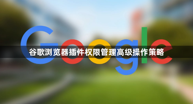 谷歌浏览器插件权限管理高级操作策略1