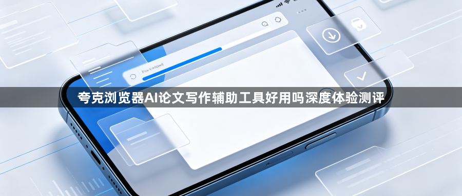 夸克浏览器AI论文写作辅助工具好用吗深度体验测评1