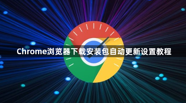 Chrome浏览器下载安装包自动更新设置教程1