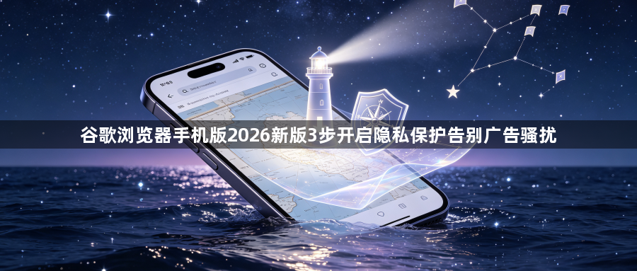 谷歌浏览器手机版2026新版3步开启隐私保护告别广告骚扰1