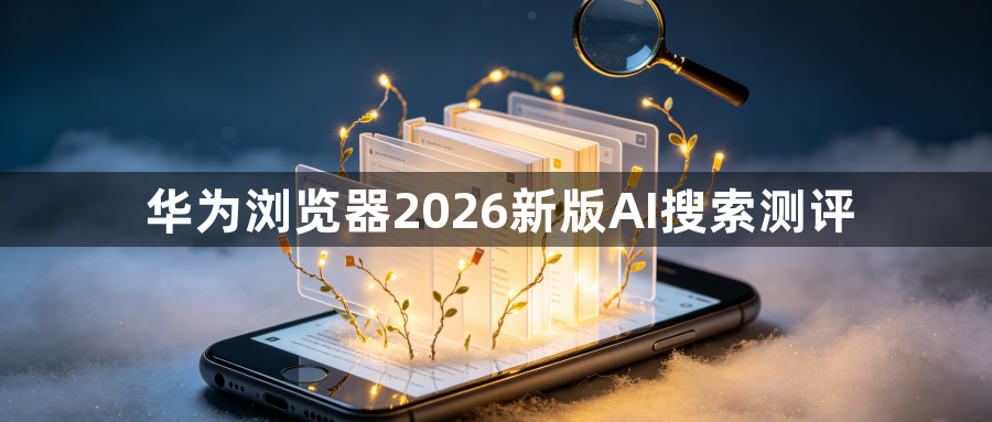 华为浏览器2026新版AI搜索测评1