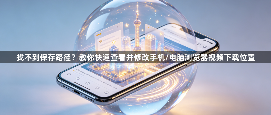 找不到保存路径？教你快速查看并修改手机/电脑浏览器视频下载位置1