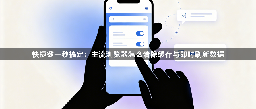 快捷键一秒搞定：主流浏览器怎么清除缓存与即时刷新数据1