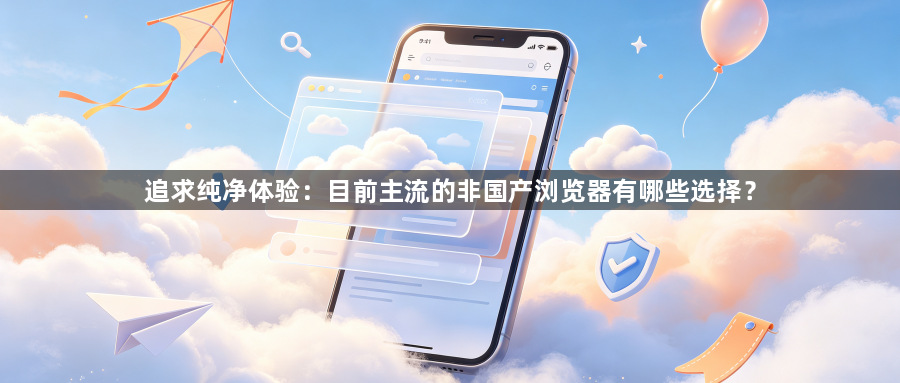 追求纯净体验：目前主流的非国产浏览器有哪些选择？1