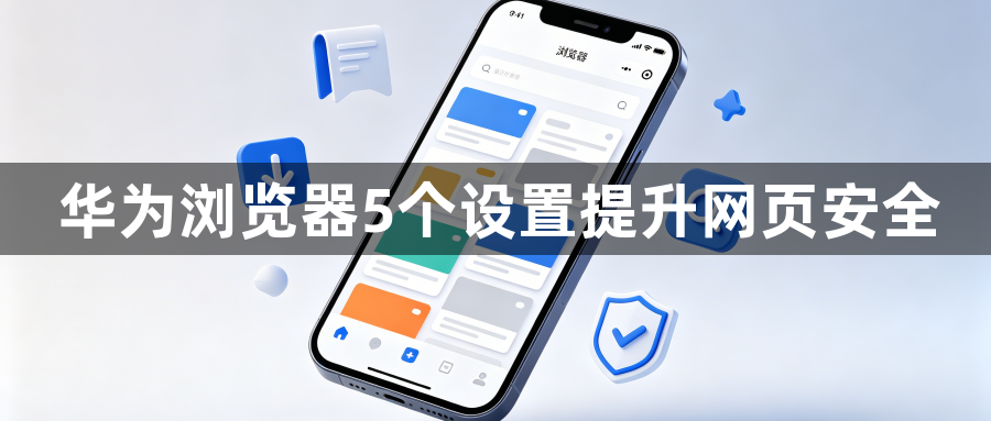华为浏览器5个设置提升网页安全1