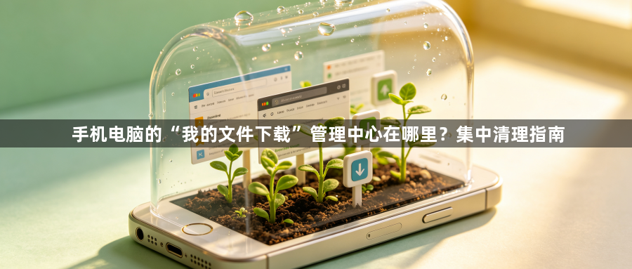 手机电脑的“我的文件下载”管理中心在哪里？集中清理指南1