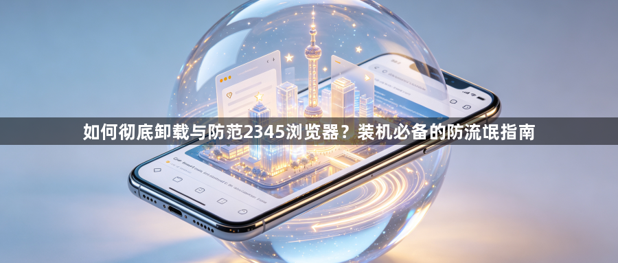 如何彻底卸载与防范2345浏览器?装机必备的防流氓指南1