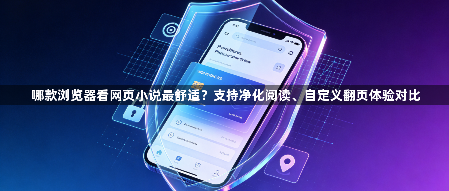 哪款浏览器看网页小说最舒适?支持净化阅读、自定义翻页体验对比1