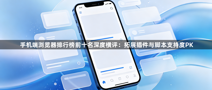 手机端浏览器排行榜前十名深度横评：拓展插件与脚本支持度PK1