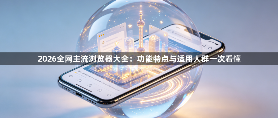 2026全网主流浏览器大全:功能特点与适用人群一次看懂1