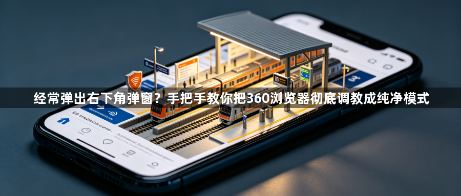 经常弹出右下角弹窗？手把手教你把360浏览器彻底调教成纯净模式1