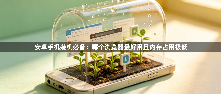 安卓手机装机必备:哪个浏览器最好用且内存占用极低1
