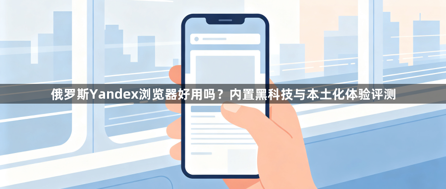 俄罗斯Yandex浏览器好用吗？内置黑科技与本土化体验评测1