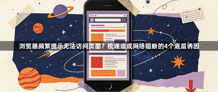 浏览器频繁提示无法访问页面？梳理造成网络阻断的4个底层诱因1