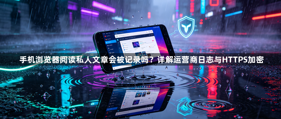 手机浏览器阅读私人文章会被记录吗？详解运营商日志与HTTPS加密1