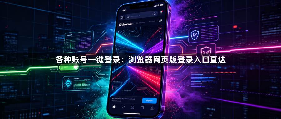 各种账号一键登录：浏览器网页版登录入口直达1