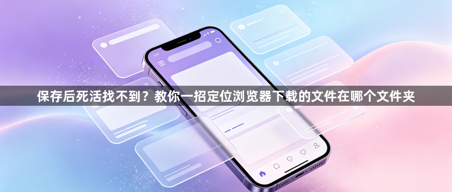 保存后死活找不到？教你一招定位浏览器下载的文件在哪个文件夹1