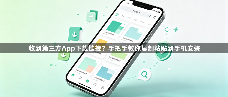 收到第三方App下载链接？手把手教你复制粘贴到手机安装1