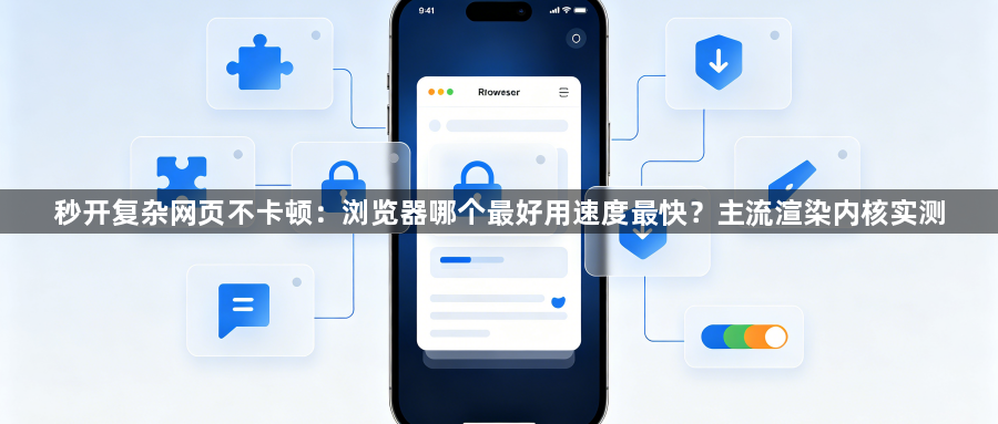 秒开复杂网页不卡顿：浏览器哪个最好用速度最快？主流渲染内核实测1